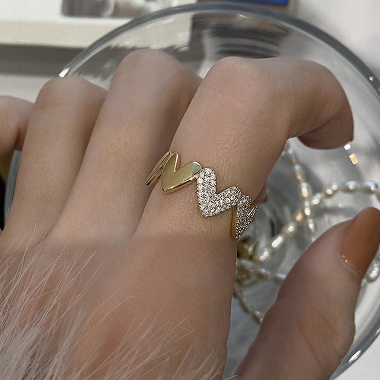 指輪 ハート オープン | shoppinggo | 詳細画像4 