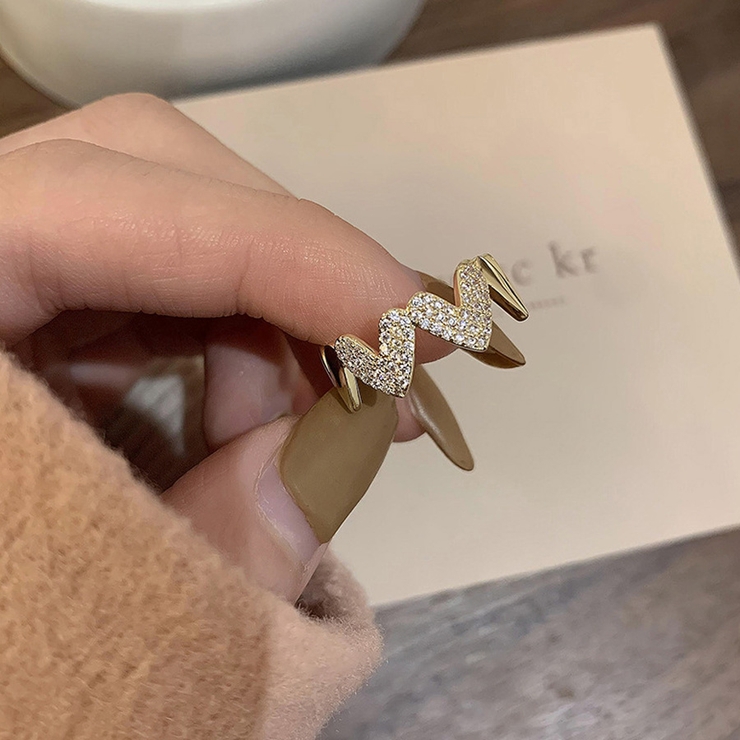 指輪 ハート オープン | shoppinggo | 詳細画像6 