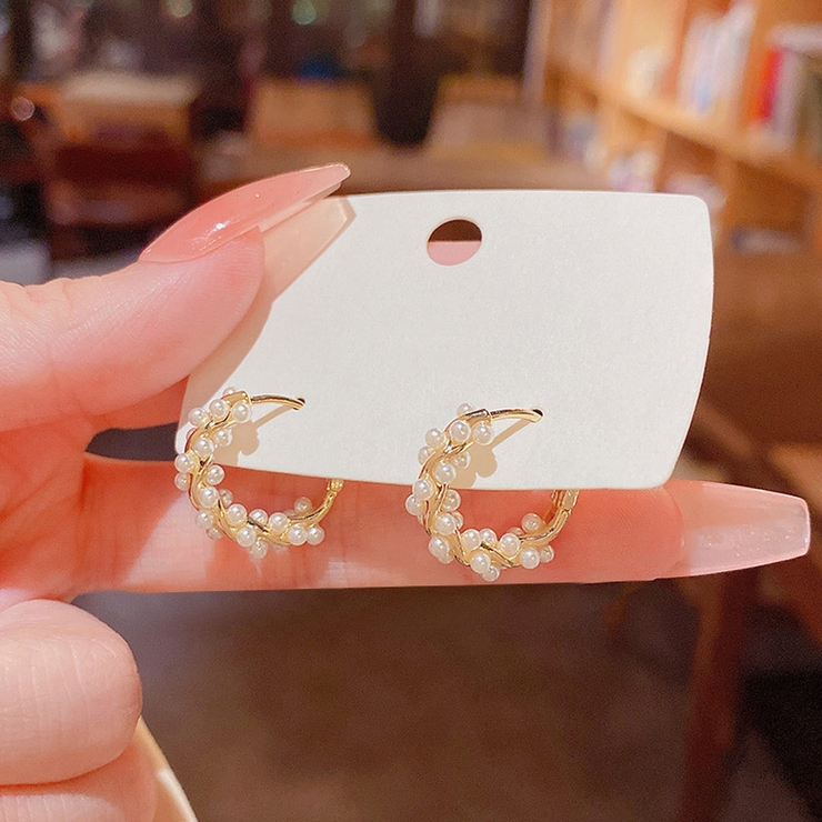 リングピアス パール ピアス[品番：JRKW0004998]｜shoppinggo