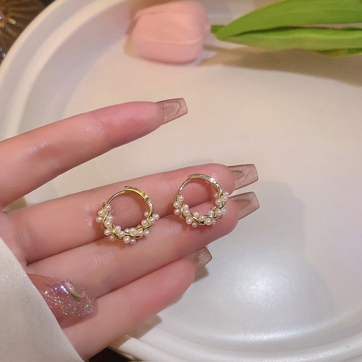 リングピアス パール ピアス | shoppinggo | 詳細画像5 