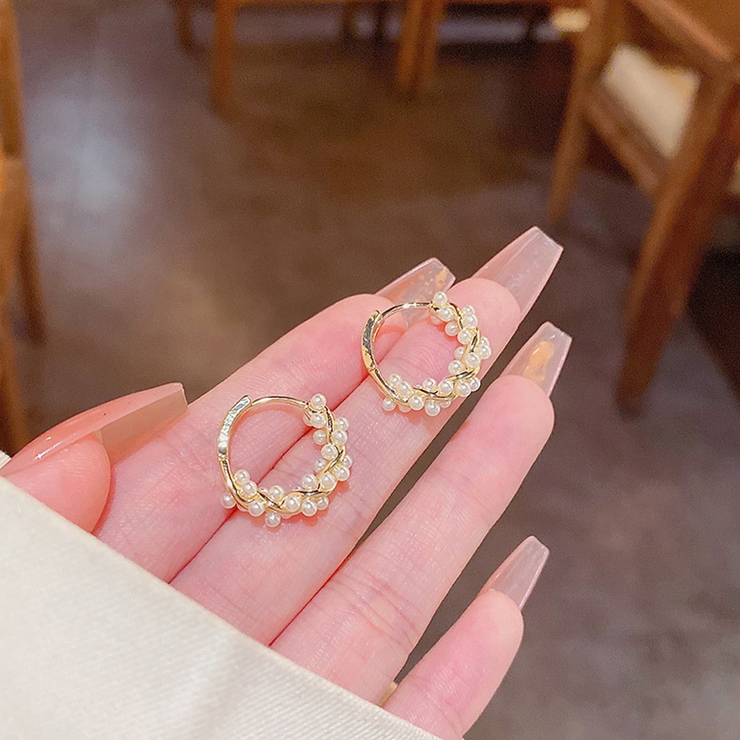 リングピアス パール ピアス[品番：JRKW0004998]｜shoppinggo
