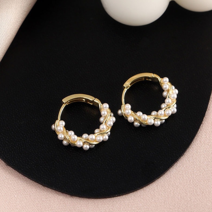 ayapu様✨ リクエスト 3点 まとめ商品 パールリング ピアス オパール MAYU]3クリスタル ビジュークリスタルパールピアス | KOBUNSHA