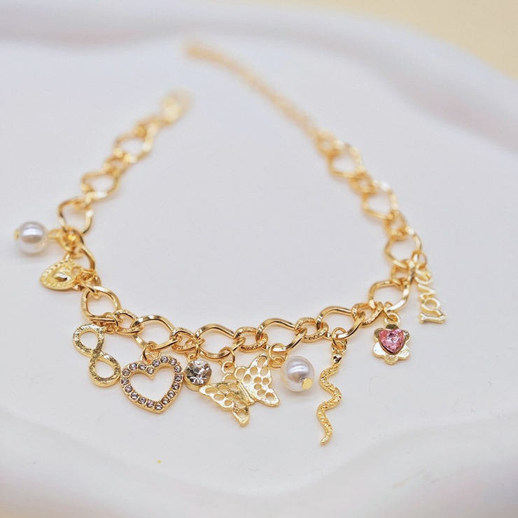 ブレスレット パール ハート | shoppinggo | 詳細画像4 