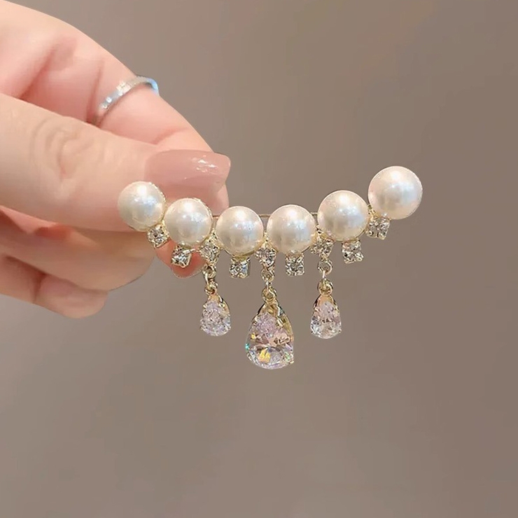 ホワイト | ブローチ パール 1個 | shoppinggo