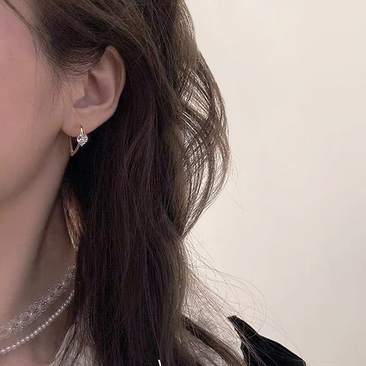 ピアス オープンハート ハート型ピアス | shoppinggo | 詳細画像14 