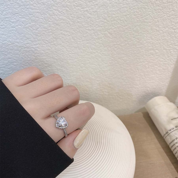 ハート指輪 オープン リング | shoppinggo | 詳細画像7 