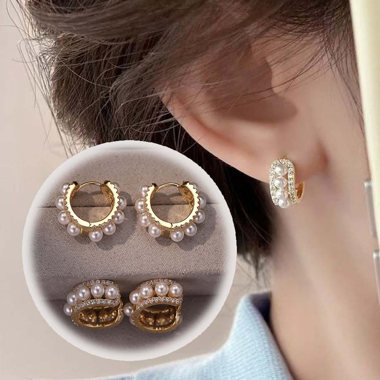 ゴールド | ピアス パール イヤリング | shoppinggo