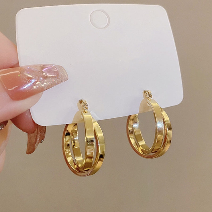 2連ピアス レディース キラキラピアス | shoppinggo | 詳細画像7 