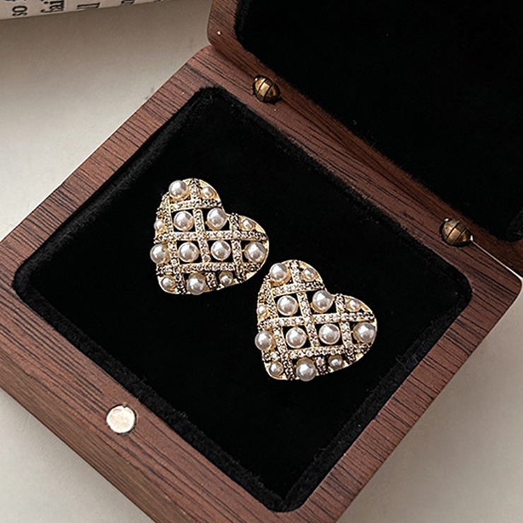 ゴールド | ピアス ハート キラキラ | shoppinggo