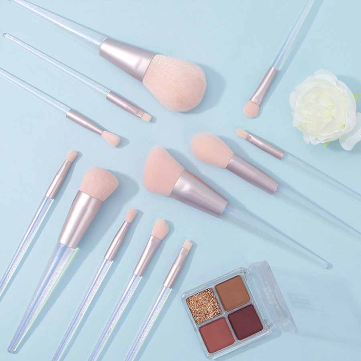 メイクブラシセット12本セット 持ち運び 化粧[品番：JRKW0005437