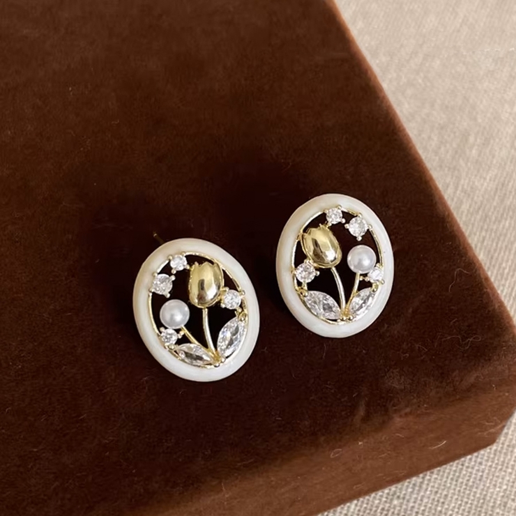 ゴールド | ピアス 花ピアス チューリップ | shoppinggo