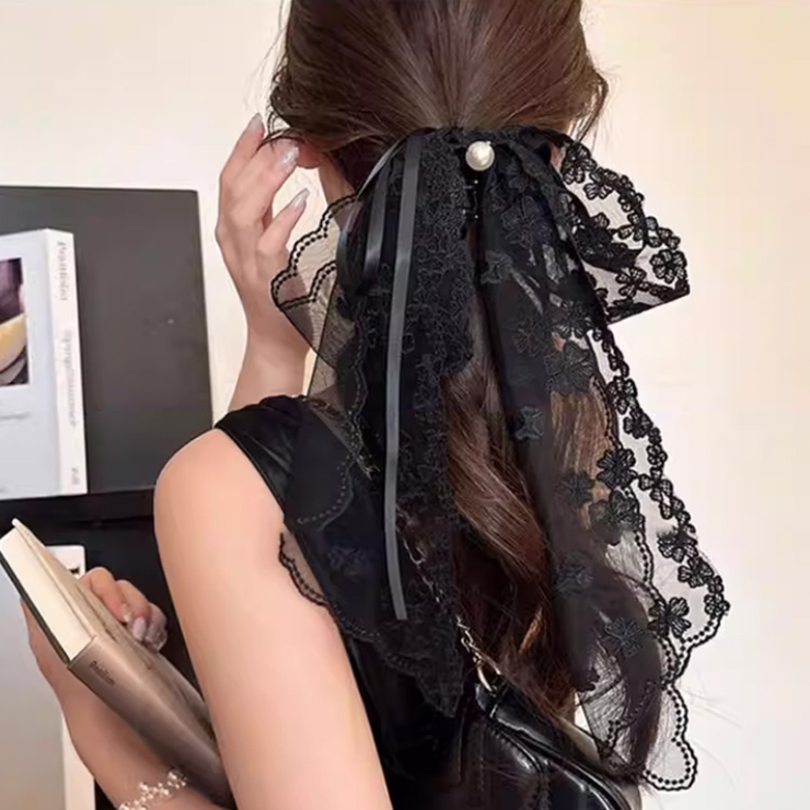 リボンバレッタ 大きい リボンヘアアクセサリー | shoppinggo | 詳細画像15 