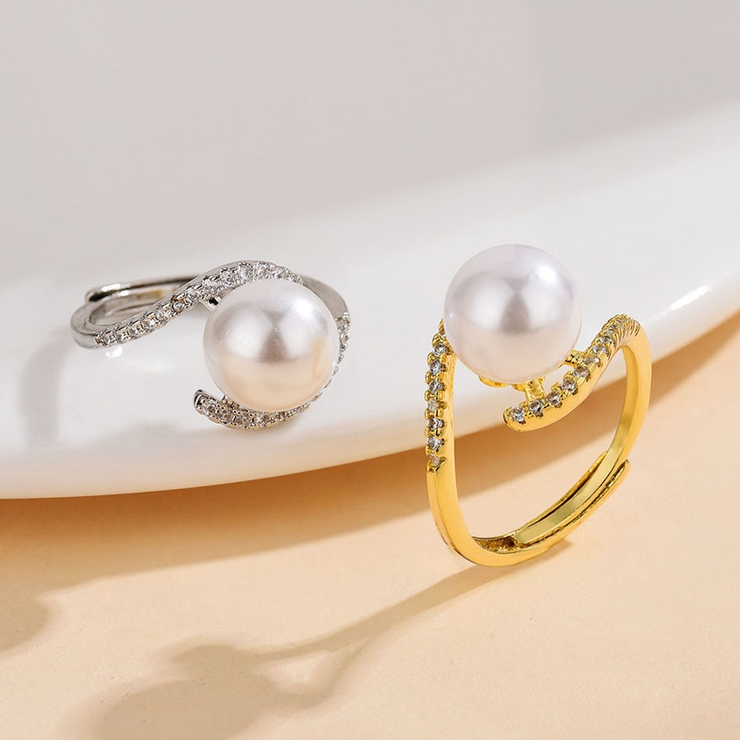 指輪 パール オープン | shoppinggo | 詳細画像4 