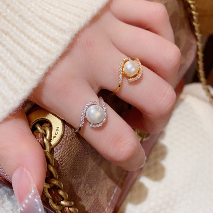 指輪 パール オープン | shoppinggo | 詳細画像13 