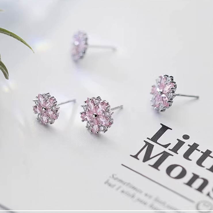 ピアス ピンクはな 可愛いピアス | shoppinggo | 詳細画像5 