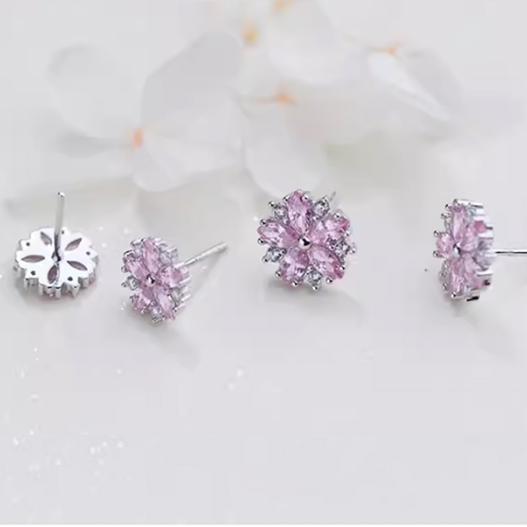 ピンク | ピアス ピンクはな 可愛いピアス | shoppinggo