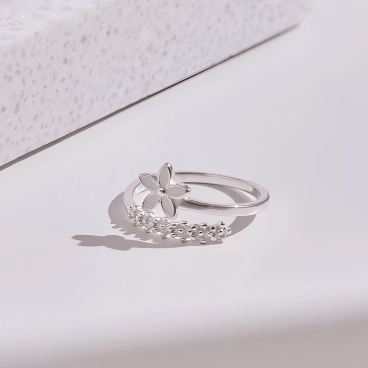 指輪 花デザイン オープンリング | shoppinggo | 詳細画像2 