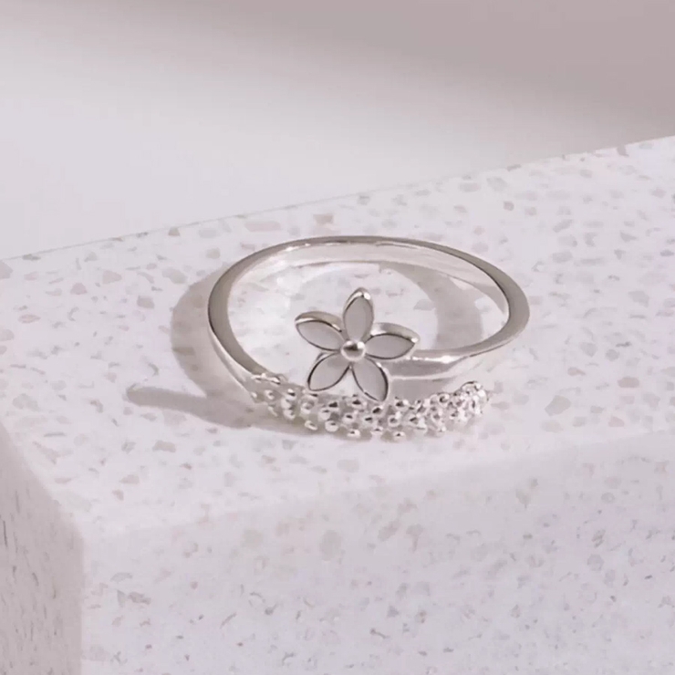 指輪 花デザイン オープンリング | shoppinggo | 詳細画像3 