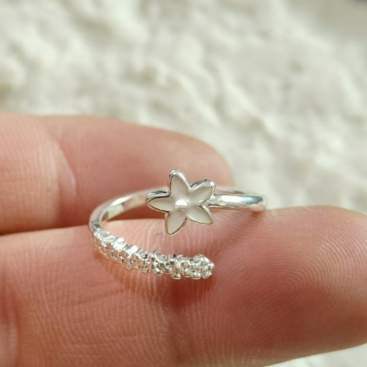 指輪 花デザイン オープンリング | shoppinggo | 詳細画像7 