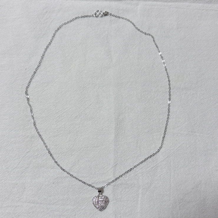 ハート ネックレス オープンハート シルバーネックレス アクセサリー 結婚式 | shoppinggo | 詳細画像2 