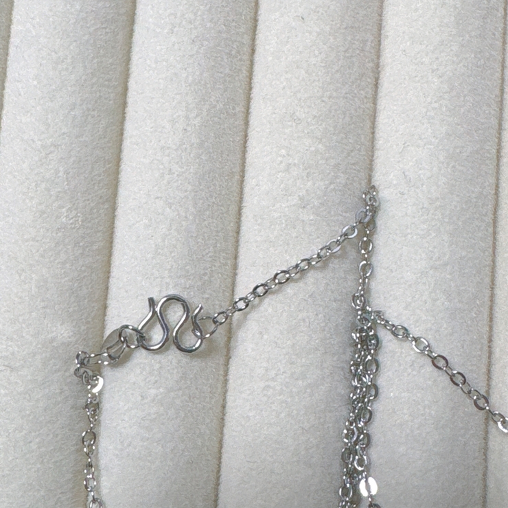 ハート ネックレス オープンハート シルバーネックレス アクセサリー 結婚式 | shoppinggo | 詳細画像7 