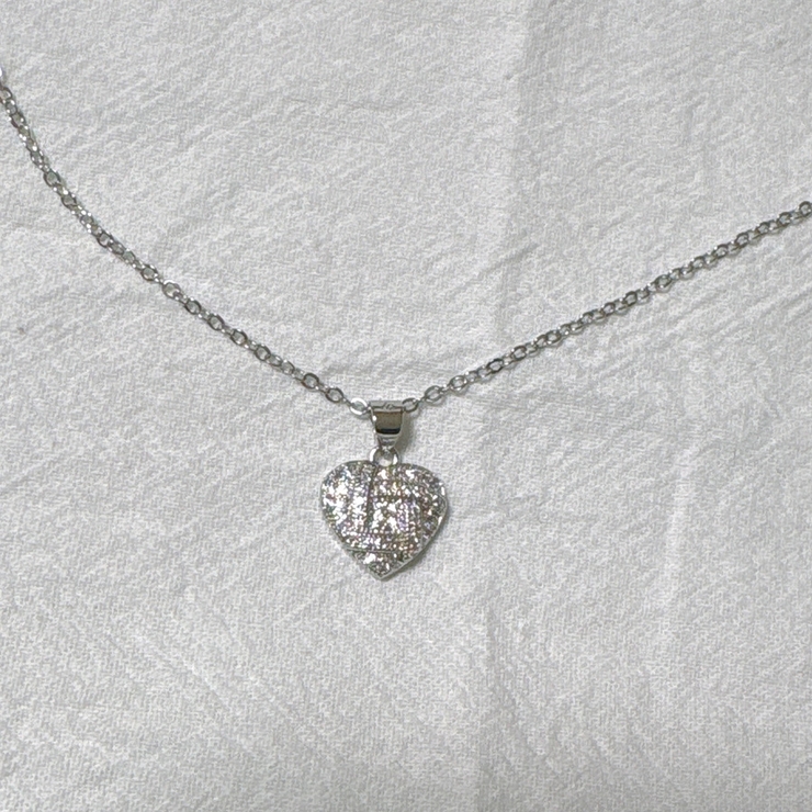 ハート ネックレス オープンハート シルバーネックレス アクセサリー 結婚式 | shoppinggo | 詳細画像8 