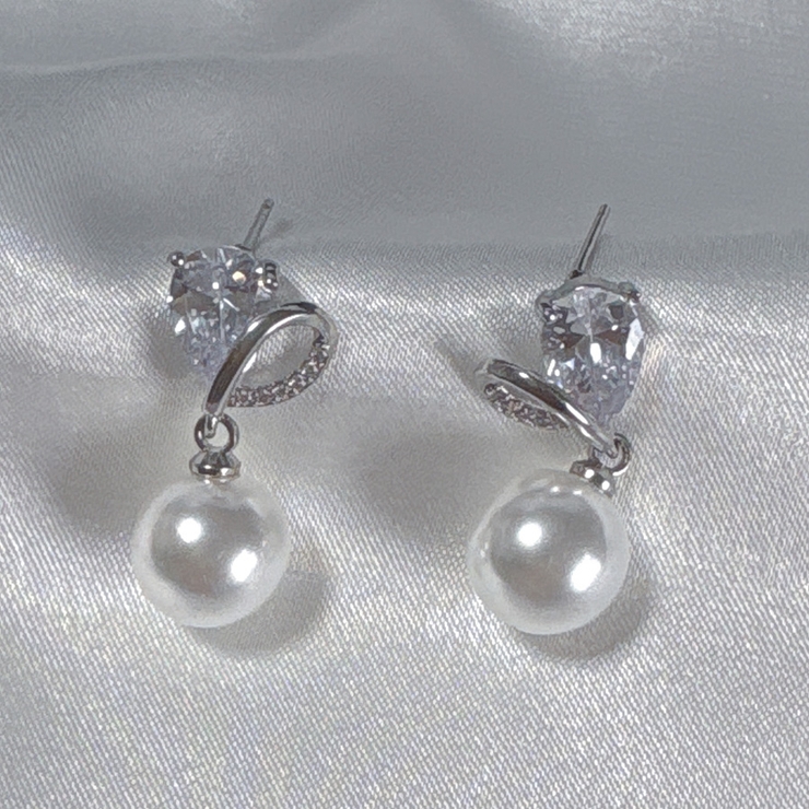 ピアス ハート可愛いピアス パール | shoppinggo | 詳細画像6 