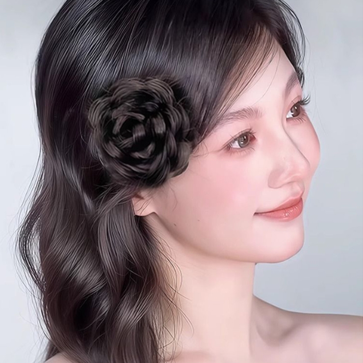 ウィッグヘアクリップ はなウィッグ お団子ウィッグ | shoppinggo | 詳細画像10 