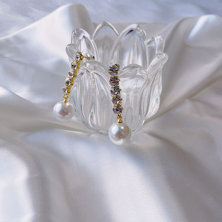 パールピアス 大ぶり 揺れる | shoppinggo | 詳細画像9 