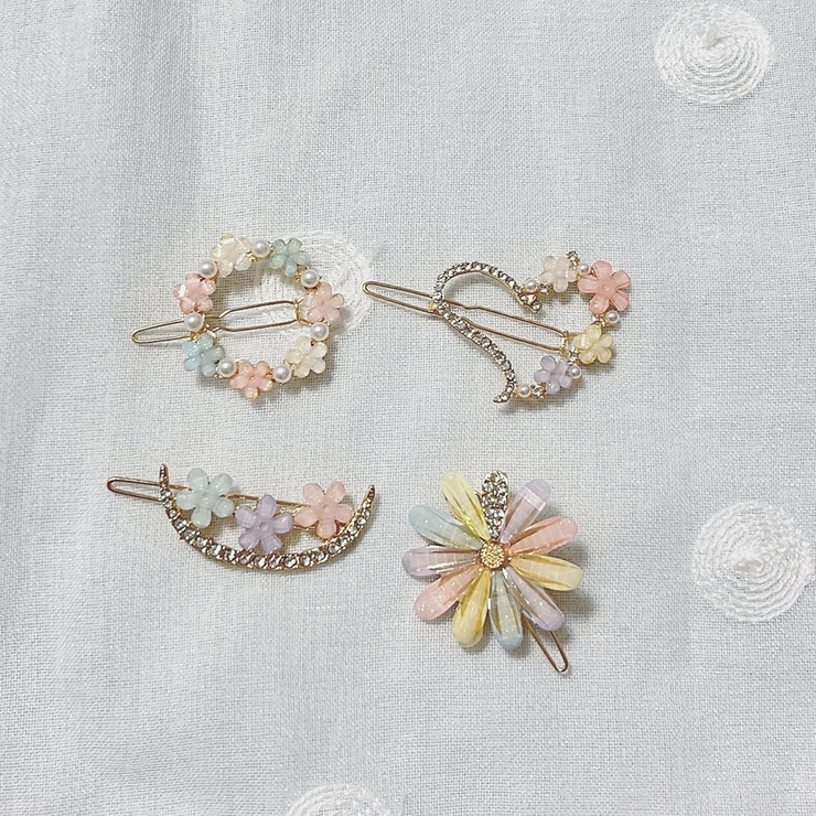 ヘアピン4点セット パール ヘアクリップ | shoppinggo | 詳細画像4 