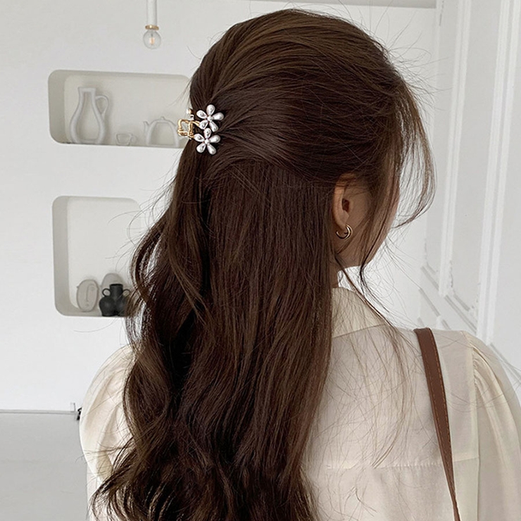 ミニヘアクリップ 1個入り バンスクリップ[品番：JRKW0003995