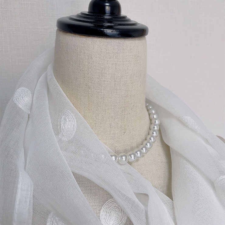 パールネックレス チョーカー フェイクパール ボリューム | shoppinggo | 詳細画像14 