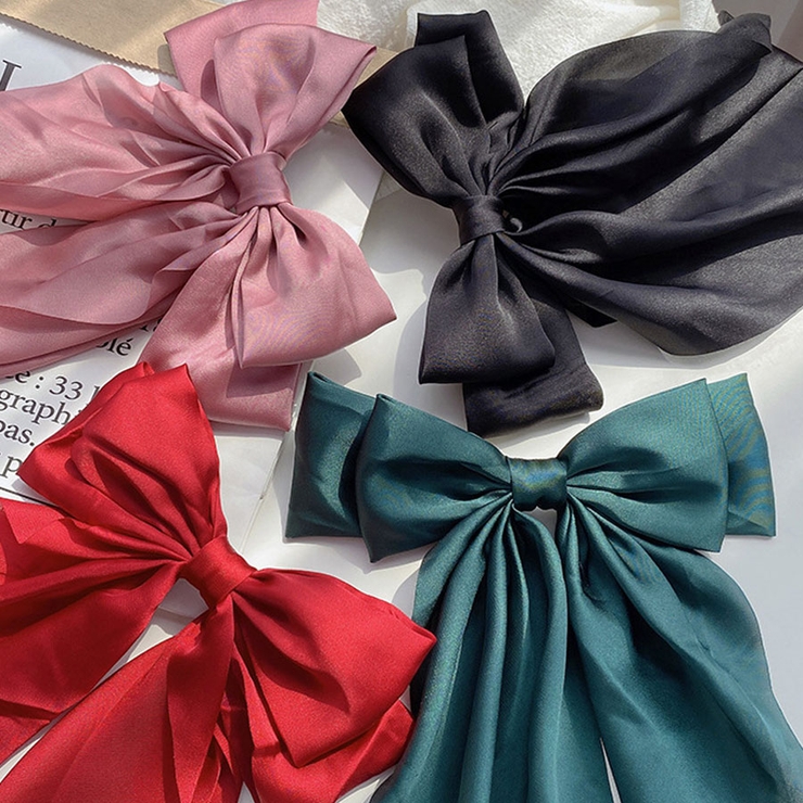 リボンバレッタ 大きい リボンヘアアクセサリー | shoppinggo | 詳細画像18 