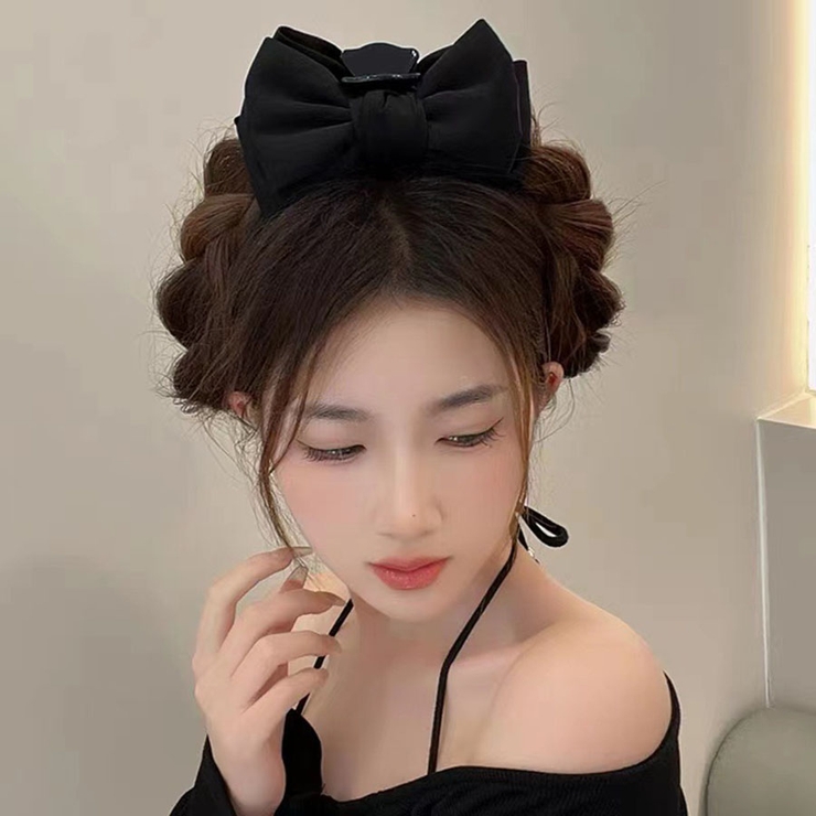 ヘアアクセサリー リポン ヘア爪 クランプ かわいい オシャレ 髪飾り | shoppinggo | 詳細画像6 