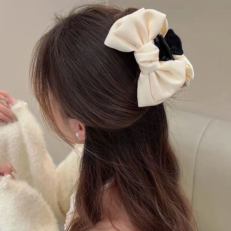 ヘアアクセサリー リポン ヘア爪 クランプ かわいい オシャレ 髪飾り | shoppinggo | 詳細画像9 