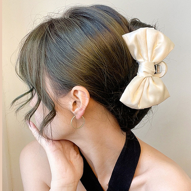 ヘアアクセサリー リポン ヘア爪 クランプ かわいい オシャレ 髪飾り | shoppinggo | 詳細画像10 