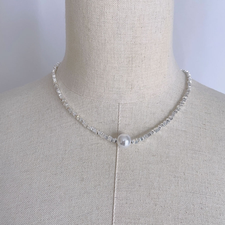 パールネックレス チョーカー フェイクパール | shoppinggo | 詳細画像2 