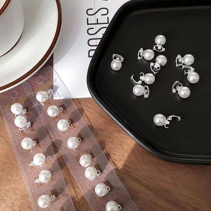 ミニヘアクリップ パール 10個入り | shoppinggo | 詳細画像2 