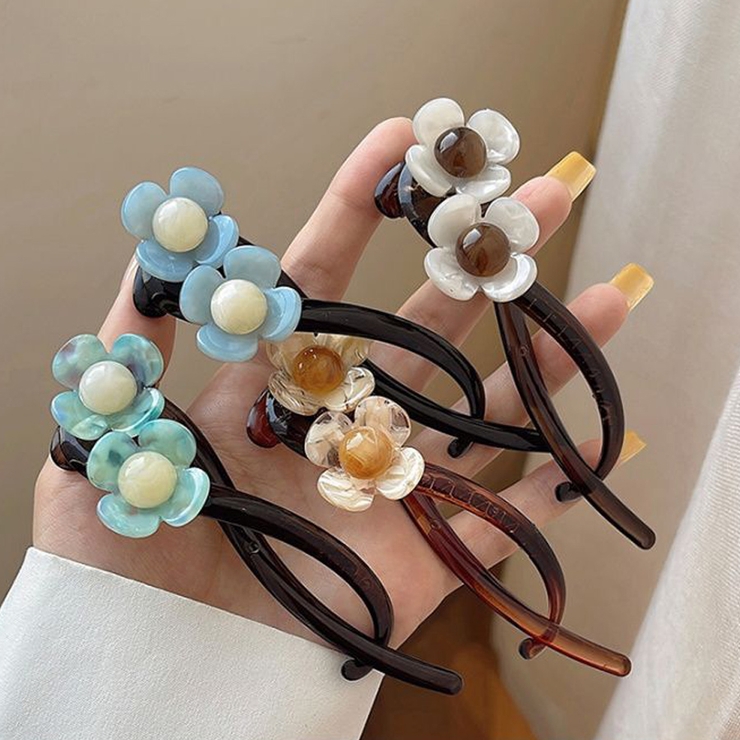 キラキラクリップ 花 ヘア留め | shoppinggo | 詳細画像6 