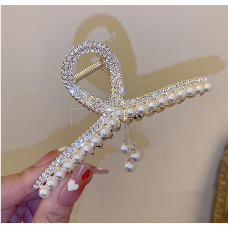 ヘアクリップ ゆらゆらチェーン付き 髪留め | shoppinggo | 詳細画像5 