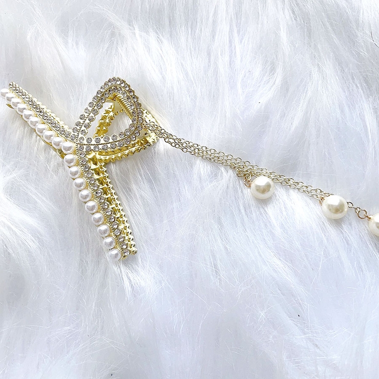 ヘアクリップ ゆらゆらチェーン付き 髪留め | shoppinggo | 詳細画像6 