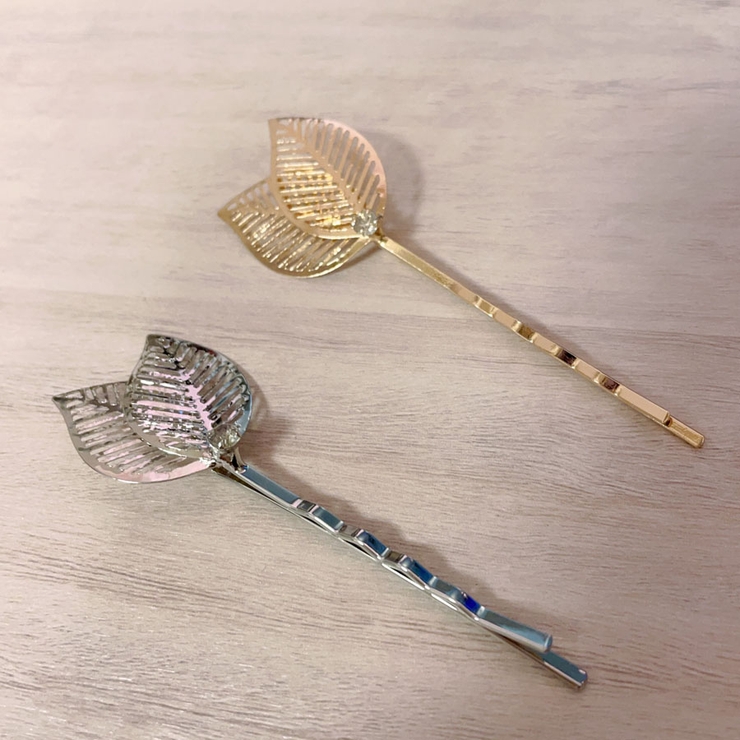 ヘアピン葉 1点入り キラキラヘアピン | shoppinggo | 詳細画像4 