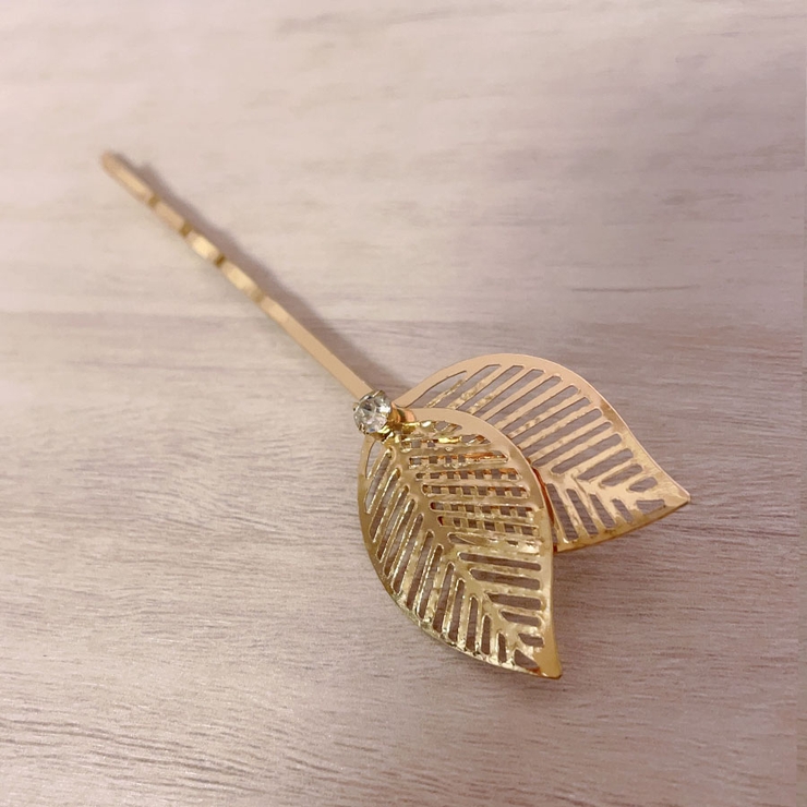 ヘアピン葉 1点入り キラキラヘアピン | shoppinggo | 詳細画像5 
