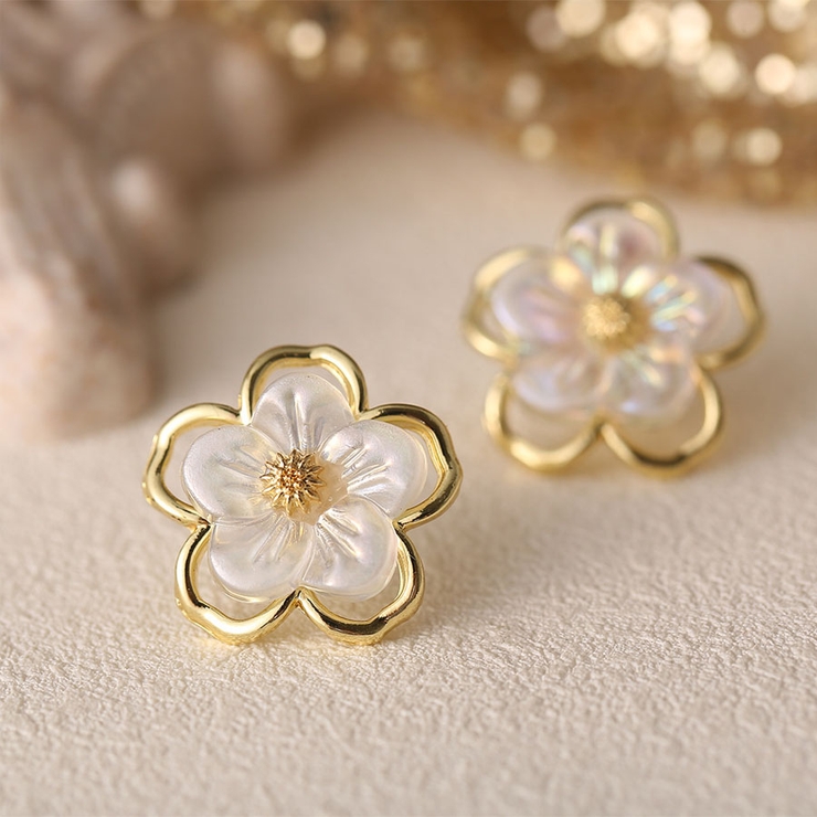 ピアス 花 レディース[品番：JRKW0004608]｜shoppinggo