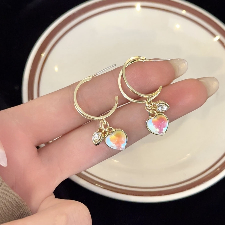 ピアス ハート キラキラ | shoppinggo | 詳細画像3 