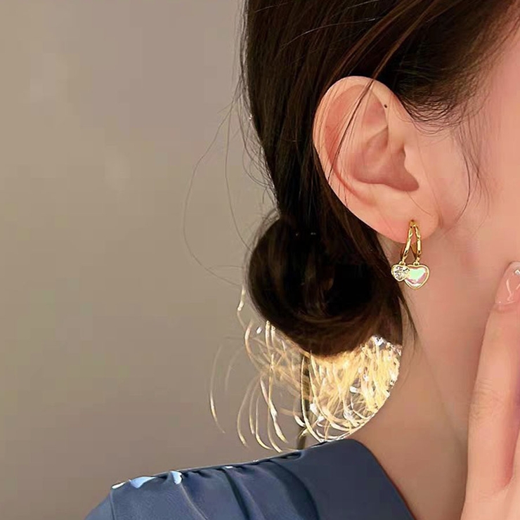 ピアス ハート キラキラ | shoppinggo | 詳細画像9 