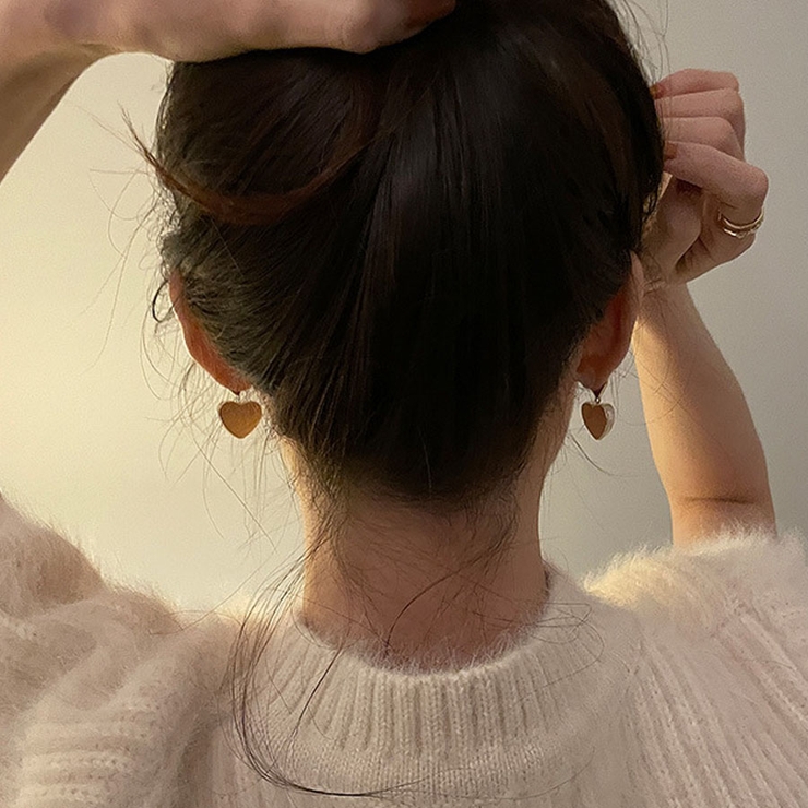 ゴールド | ピアス ハート キラキラ | shoppinggo