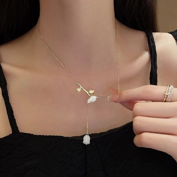 ネックレス バラ Y字ネックレス | shoppinggo | 詳細画像7 