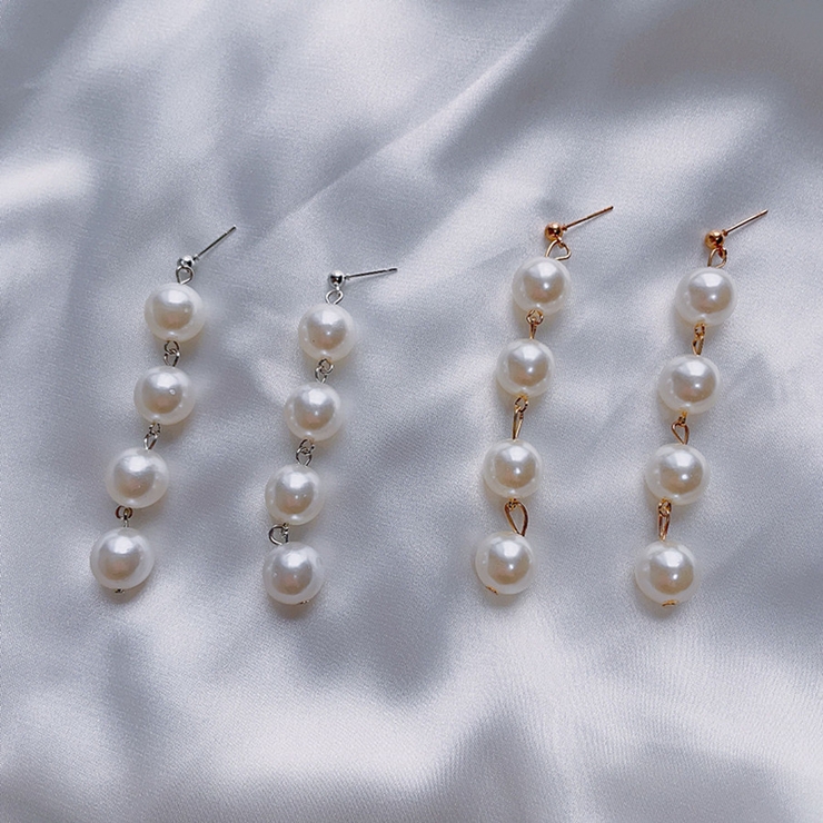 揺れる ピアス パール | shoppinggo | 詳細画像4 