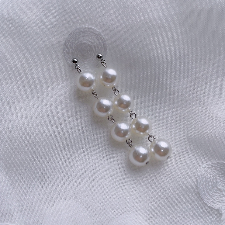揺れる ピアス パール | shoppinggo | 詳細画像5 